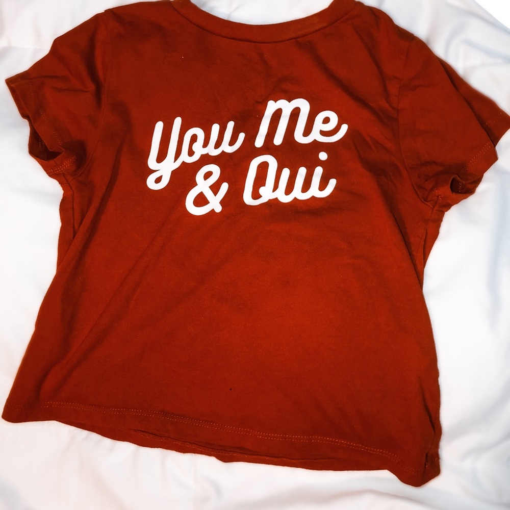 Forever 21 red crop top